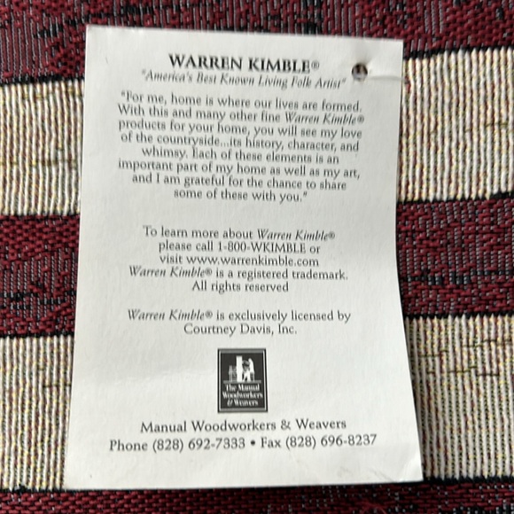 NWT Warren Kimball “Colonial” Vintage, retired Patriotic placemats set of 6 - Picture 4 of 7